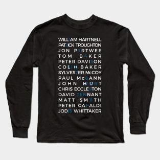 The Doctor's Names Long Sleeve T-Shirt